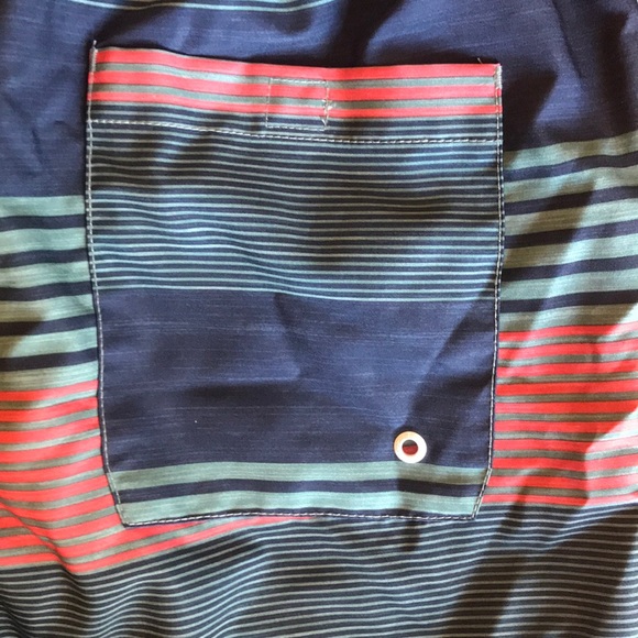 NWOT Men’s Med Blue Striped Speedo Suit 👍 - Picture 6 of 6